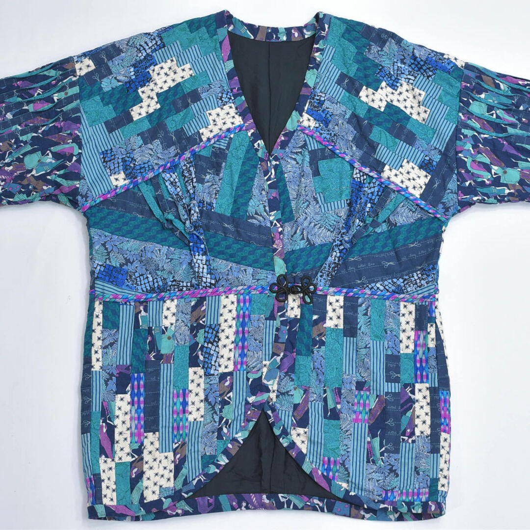 Vintage Handmade Patchwork Design Quilt Jacket Co… - image 4