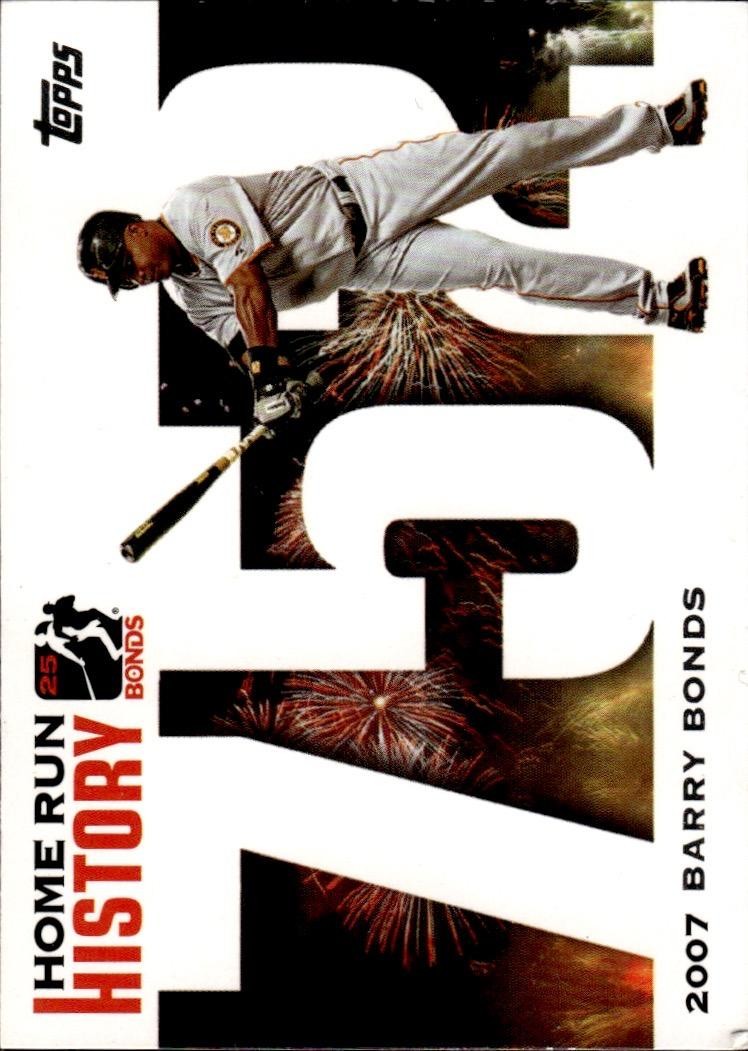 2007 Topps Updates & Highlights #752 Barry Bonds Barry Bonds Home Run History
