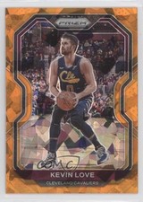 2020-21 Panini Prizm Orange Ice Prizm Kevin Love #242 02s7