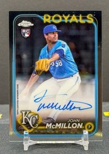 2024 Topps Chrome - Rookie Autographs John McMillon #RA-JMC RC Auto Royals