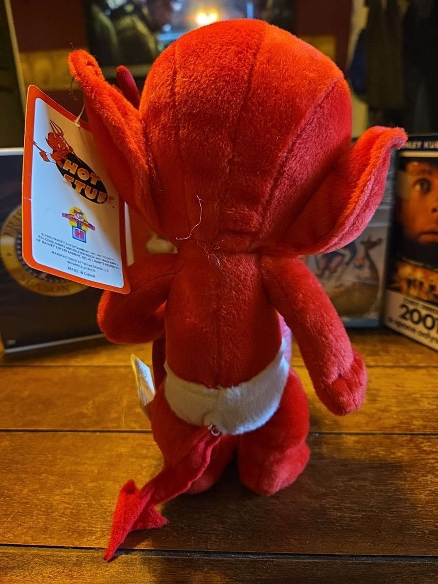 Harvey Hot Stuff Devil Plush Red Fleece Stuffed Animal Toy Network