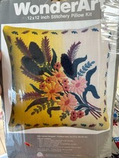 WonderArt Stitchery Pillow Kit 5605 HARVEST B...
