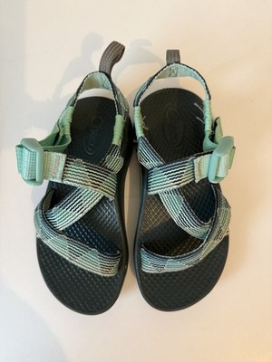 Chaco Kids SZ 11 Z/1 Blue Green Teal Aqua Sandal Water Hiking Shoe