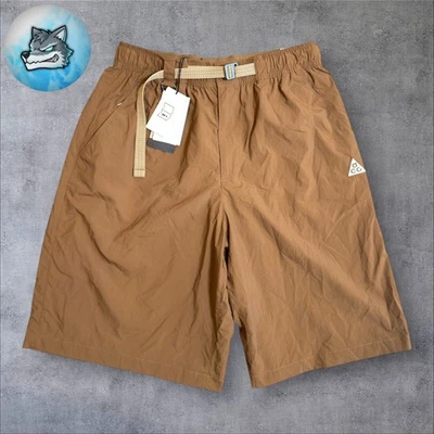 Nike ACG Orb Weaver Shorts Men's Size Medium HJ2887-235 UV Repel Mosswood Brown - Image 1 of 4