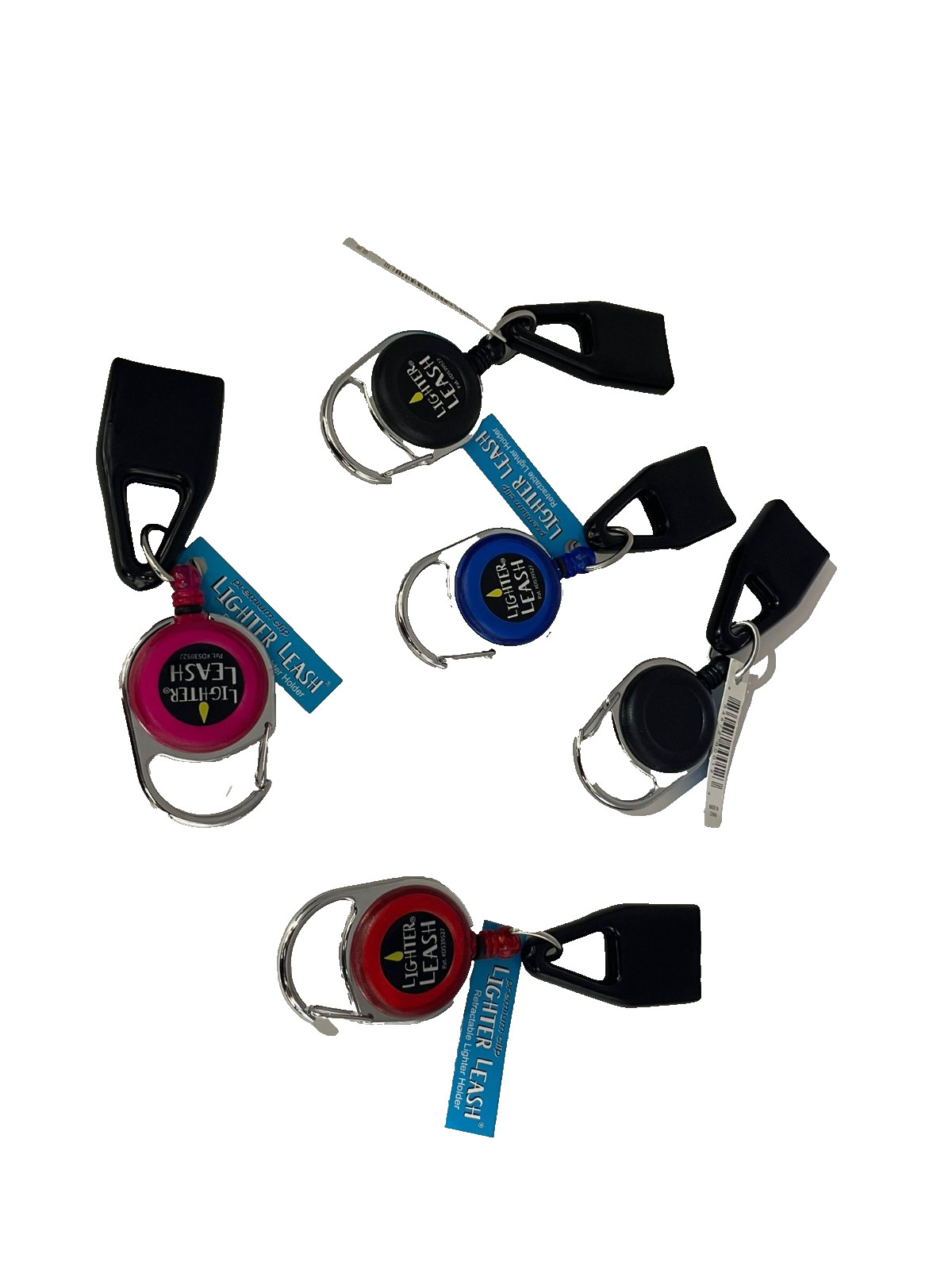 20 Pack Lighter Leash Original Clip Retractable 3 Colors Free Shipping