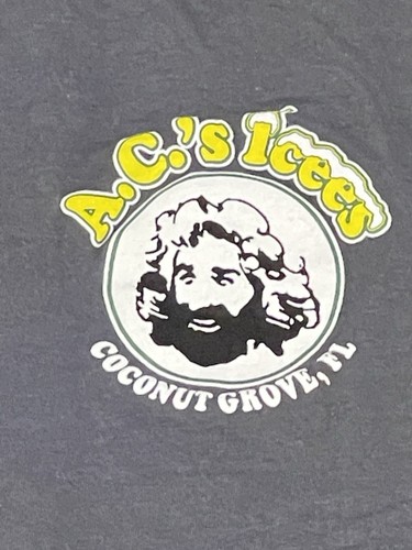 A.C.’s Icees Frosted Lemonade Coconut Grove Florida Long Sleeve Pullover Large - Picture 2 of 12