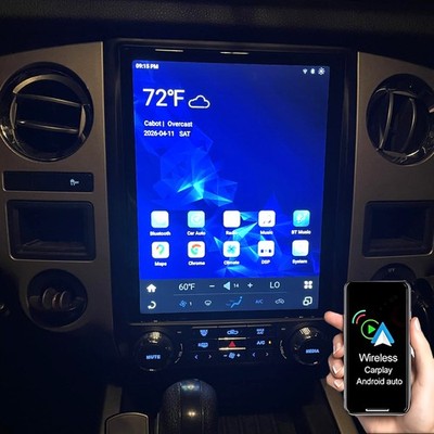 12.1'' T-Style 8 Core 4+64G Android 13 Auto Carplay for Ford Expedition 2015-2017