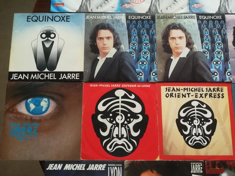 JEAN-MICHEL JARRE - MEGA LOT DE 32 VINYLES 7' (VOIR L'ANNONCE POUR DETAILS) - Photo 4/4