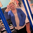 Super Soft Sweater Jacket Blue Medium