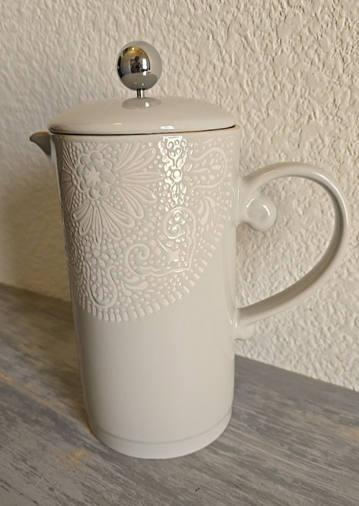 Coffee Maker Ceramic  By Spectrum Designs 2017 Embossed Desi