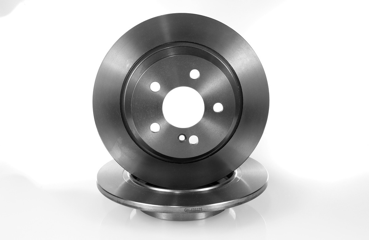 2x Solid Brake Discs Rear Right and Left for MERCEDES S-CLASS W221 2006-