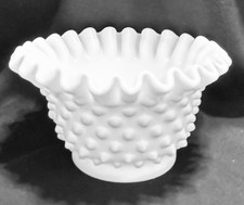 Fenton Hobnail White Milk Glass