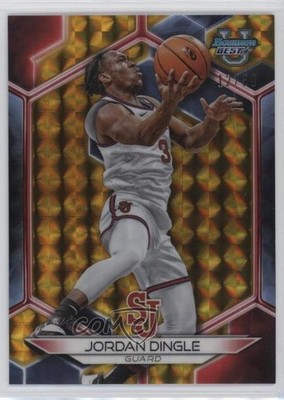 2023-24 Bowman U Best Gold Geometric Refractor 12/50 Jordan Dingle #77 11ks