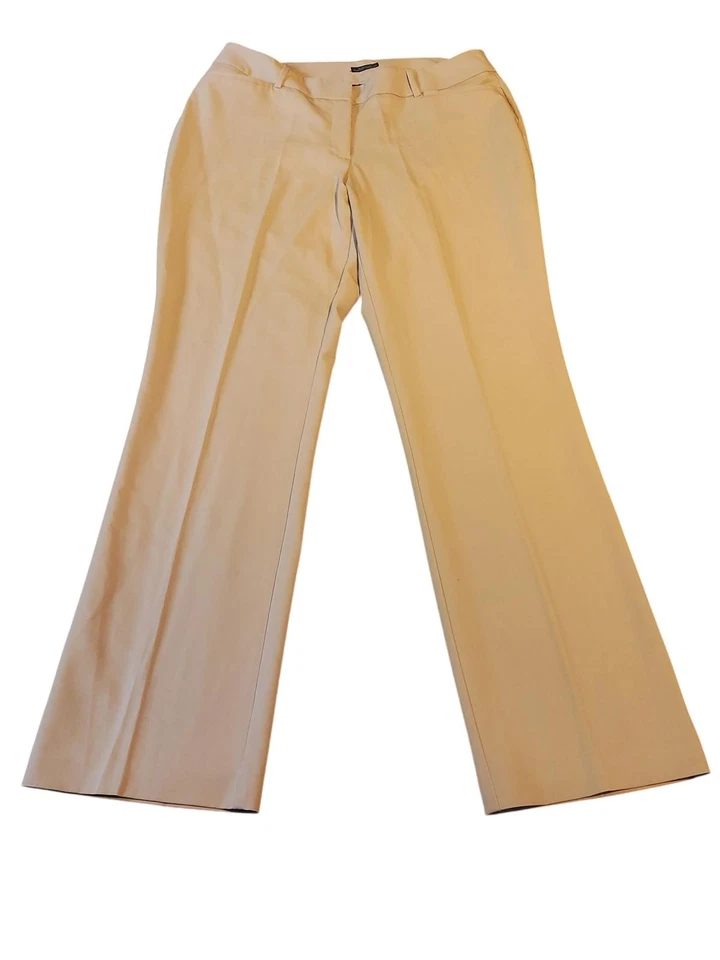 Женские брюки Worthington бежевые с широкими штанинами - Изображение 2 из 4