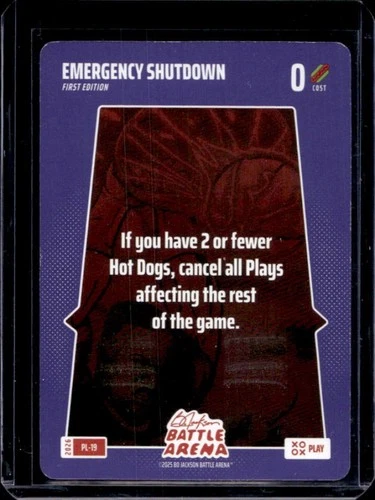 2026 Bo Jackson Battle Arena The Griffey Set Emergency Shutdown Plays #PL-19