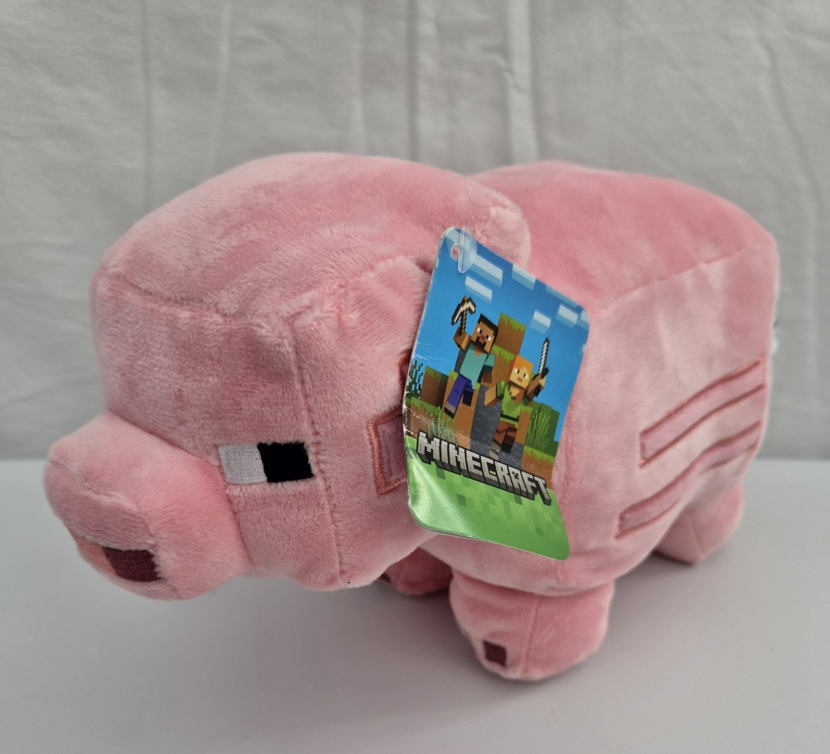 Minecraft Basic Pig Plush Official Mojang Soft Toy Stuffed Plush Tags