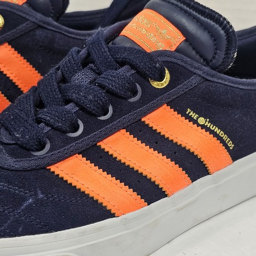 Adidas x The Hundreds Adi Ease Mens Size 8.5 Skateboarding Navy Shoes Sneakers - Picture 12 of 15