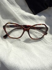 Valentino VA3073 Eyeglass Frames Light Havana Demo Lens Red/Black NIB