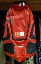 Zaino PUMA X FERRARI SCUDERIA F1 Rosso Grande Borsa Moto Y2k Vintage 1° Edizione