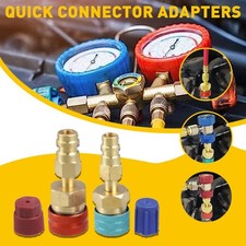 Quick Coupler Adapter R1234YF to R134A FOR Car A/C High Low Side Conversion Set`