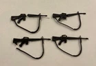 vintage G.I. GI JOE gijoe FOOTLOOSE -- BROKEN -- GUN LOT x4 weapons FREE SHIP