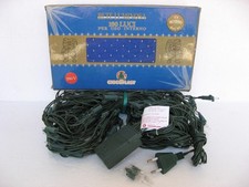 RETE 160 PISELLINI + MOTORINO GIOCHI LUCI NATALE GIOCOPLAST ANNI '90