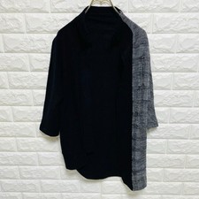 USED YOHJI YAMAMOTO ASYMMETRICAL WOOL CARDIGAN, SIZE 2 GOOD