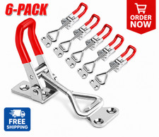 6 Pack Adjustable Toggle Latch Clamp Quick Release Pull Latch for Tool BoxHistor
