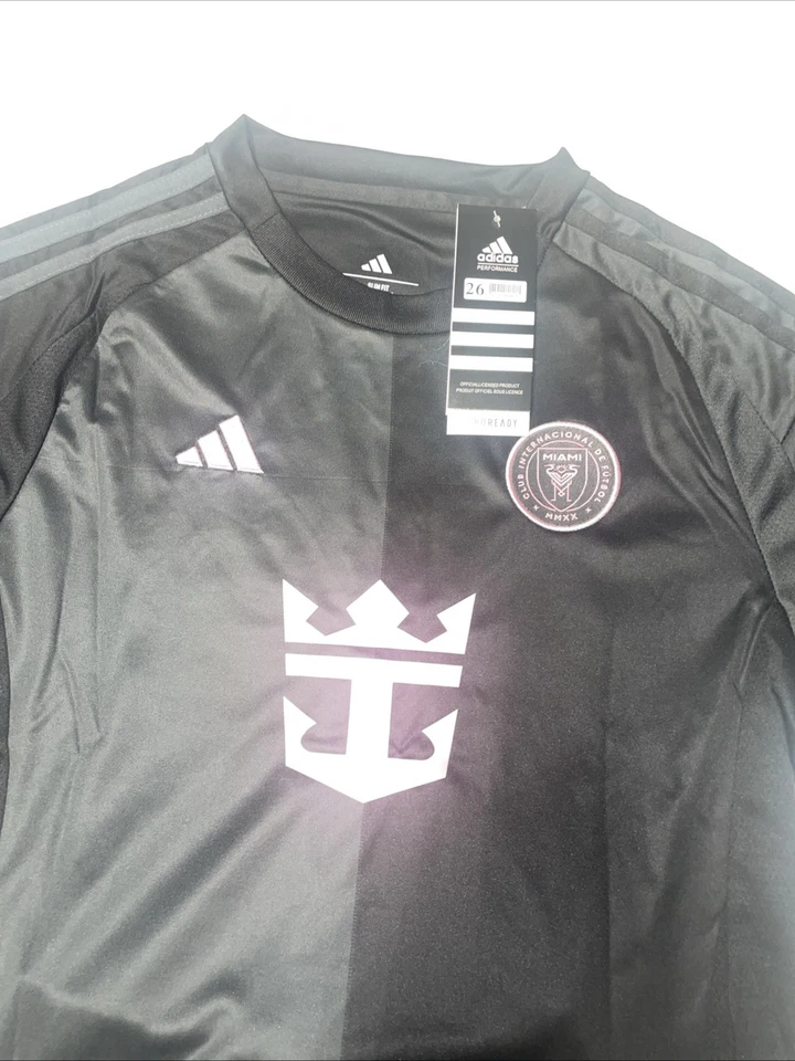 Nova Jersey de Futebol ADIDAS Youth Messi #10 e Kit Short Preto Tamanho 26 AEROREADY - Imagem 4 de 4