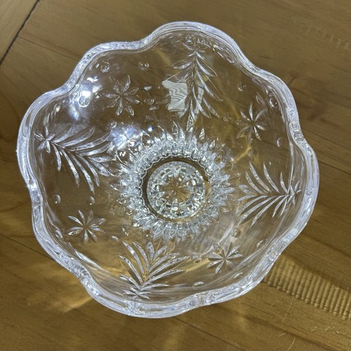 MIKASA Crystal 6" Footed Glass Bowl Candy Dish - Picture 15 of 16