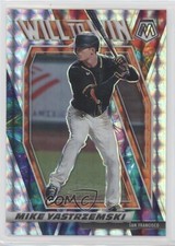 2021 Panini Mosaic Will to Win Mosaic Prizm Mike Yastrzemski #WTW12 0c6