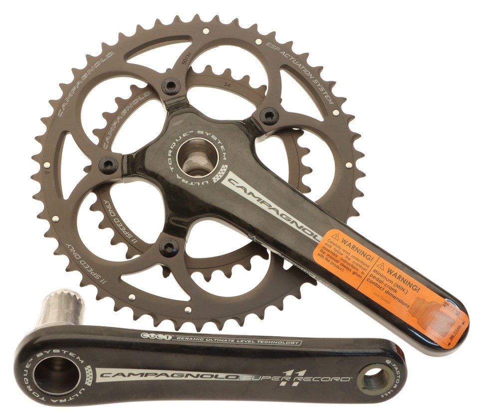 Couronne Campagnolo 34 Dents – 11 Vitesses – Super Record, Record, Chorus (2011-2014) – Noire