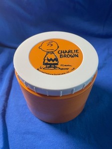 Vintage Charlie Brown Thermos Insulated Jar 1969 Peanuts Model 1155