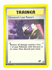 Giovanni's Last Resort 105/132 Gym Challenge Regular on eBay