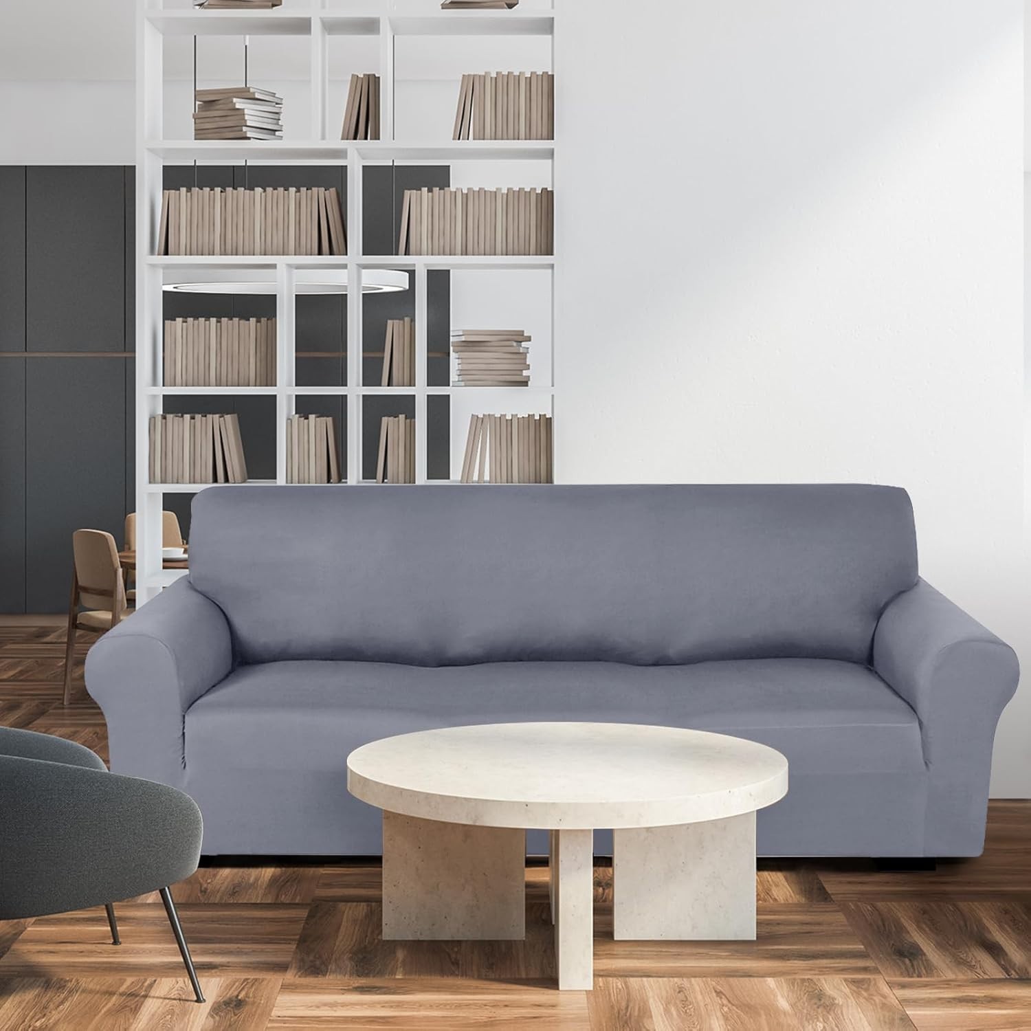 3 Pcs Slipcover Set for Couch Furniture Covers for Sofa Loveseat Couch Arm Chair