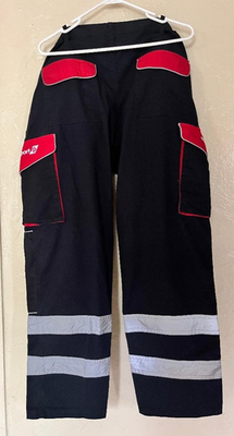 Vintage Swissport utility cargo reflective work pants 40R | eBay