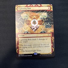 MTG Lightning Bolt (Foil Etched) Strixhaven Mystical Archives (042/063) NM