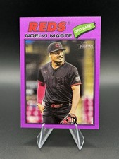 Noelvi Marte 2026 Topps Heritage Light Purple SP #100 Cincinnati Reds