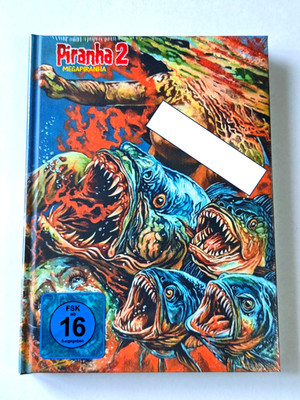 Piranha 2 - Megapiranha I Mediabook I Cover B I Blu-Ray & DVD I OVP