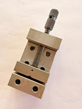 Small Precision Engineers Machine Vice with 3" wide Jaws and 2.25" throat.