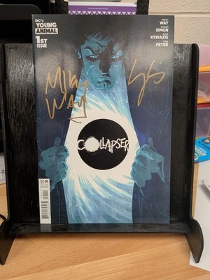 Mikey Way of My Chemical Romance Autographed  Collapser #1 Comic Shaun Simon