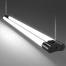 1-20Pack 4FT LED Batten Tube Light Strip Office Garage Ceiling 6500K with Plug