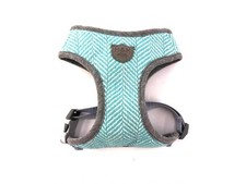Image of Hugo & Hudson Aqua Herringbone Dog Harness | Dogs
