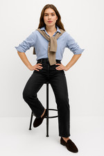 Ex Curve Store Womens Plus Size Straight Leg Jeans Ladies Stretchy Denim Pants