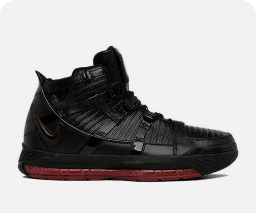Nike Zoom LeBron 3 Black Crimson for Sale | Authenticity