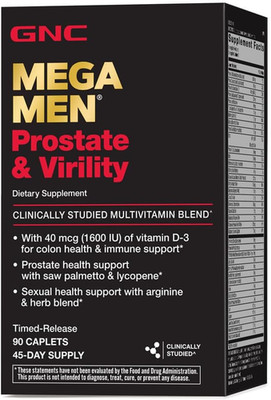 Mega Men Prostate and Virility Multivitamin, Supports Optimal Sexual Health a...