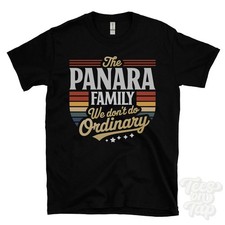 THE PANARA FAMILY WE DON'T DO ORDINARY T-SHIRT surname crest clan name dad gift