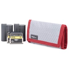 Memory Card and Battery Wallet, Holds 2 CF or 4 SD Memory Cards Chili Pepper...