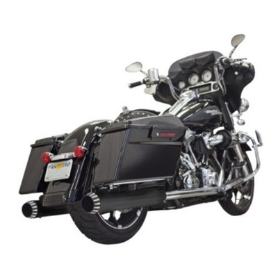 Bassani Manufacturing 4'' QNT Mufflers - Black 1F7QNT5B