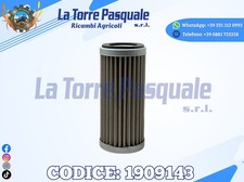 1909143 FILTRO OLIO IDROGUIDA PERTRATTORE FIAT 70/90 80/90 80/66 ECC